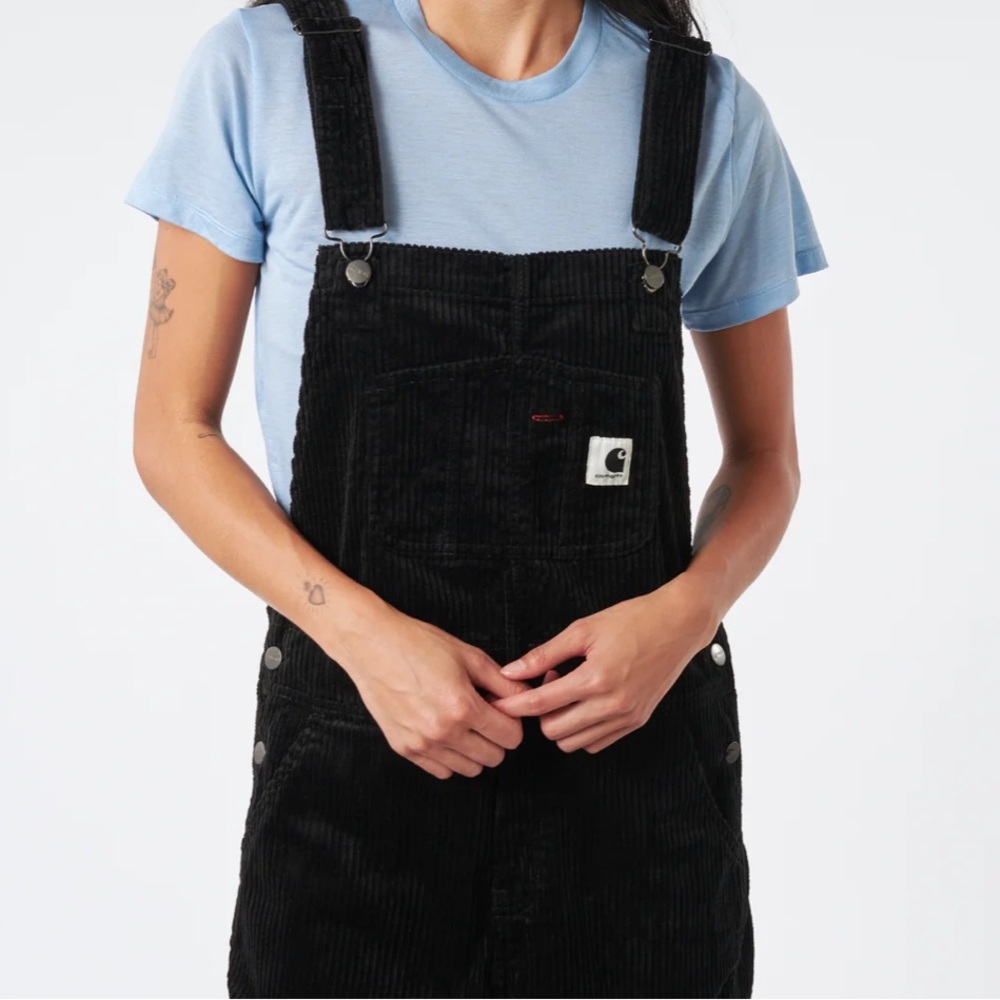 Carhartt WIP W’ Bib Overall Black Corduroy Size L